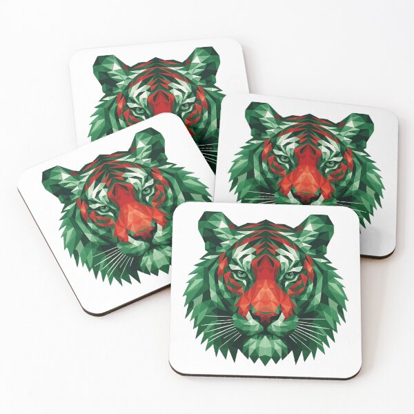 Item preview, Bengal tiger of Bangladesh polygon geometric  designed and sold by dezanli.