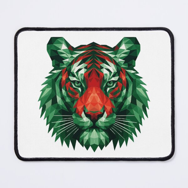 Item preview, Bengal tiger of Bangladesh polygon geometric designed and sold by dezanli.