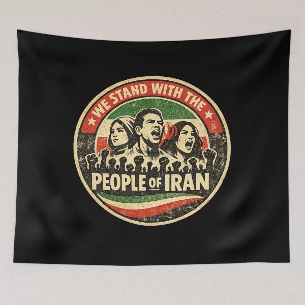 Item preview, We Stand With The People of Iran  designed and sold by DIRTYDUNNZ.