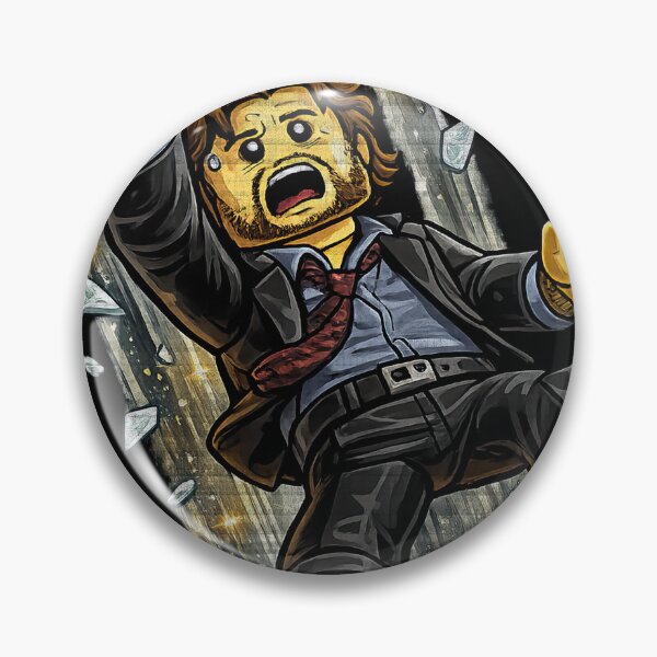 Item preview, Nakatomi Fall – Brick Style Action Movie Art designed and sold by obstinator.