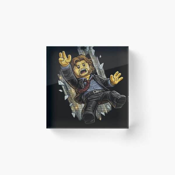 Item preview, Nakatomi Fall – Brick Style Action Movie Art designed and sold by obstinator.