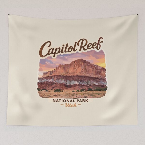 Item preview, Capitol Reef National Park Utah Sticker designed and sold by Gideon Emmerich.