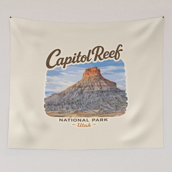 Item preview, Capitol Reef National Park Utah Sticker designed and sold by Gideon Emmerich.