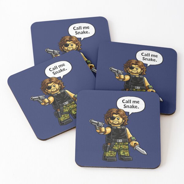 Item preview, Call Me Snake – Brick Style Action Hero Parody designed and sold by obstinator.