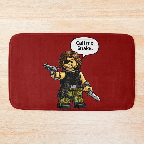 Item preview, Call Me Snake – Brick Style Action Hero Parody designed and sold by obstinator.