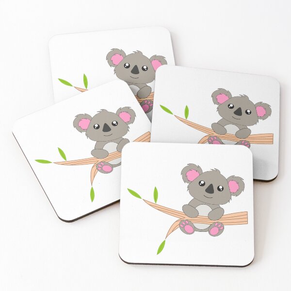 Item preview, Cute Koala Sitting on Tree Branch designed and sold by ChibiBloom.
