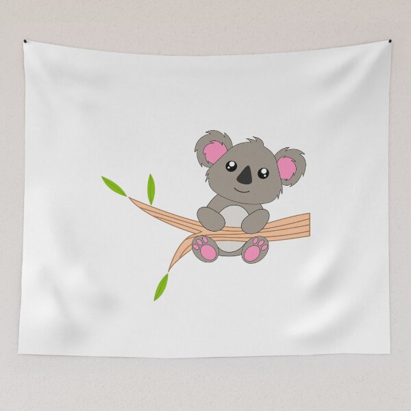 Item preview, Cute Koala Sitting on Tree Branch designed and sold by ChibiBloom.