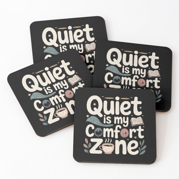 Item preview, Quiet Is My Comfort Zone – Cozy Minimalist T-Shirt for Introverts designed and sold by Karlas-things.