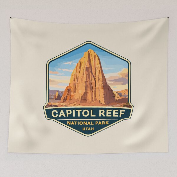 Item preview, Capitol Reef National Park Utah Sticker designed and sold by Gideon Emmerich.