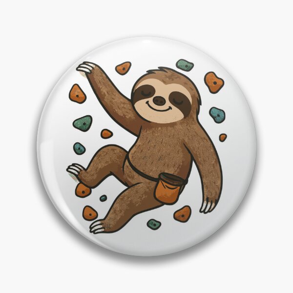 Item preview, Funny bouldering shirt with a sloth designed and sold by Pineapple-Tree.