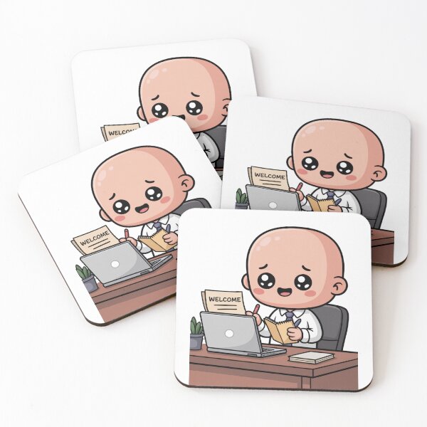Item preview,  Kawaii Office Worker First Day designed and sold by McVrax.