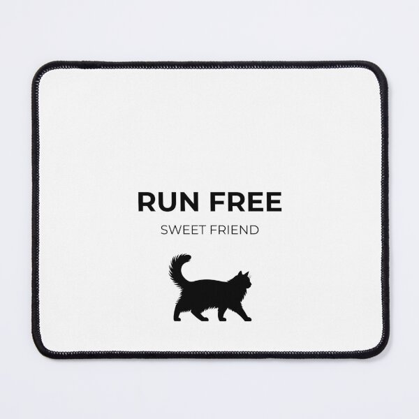 Item preview, Cat memorial - Run free sweet friend designed and sold by ForeverPaws.