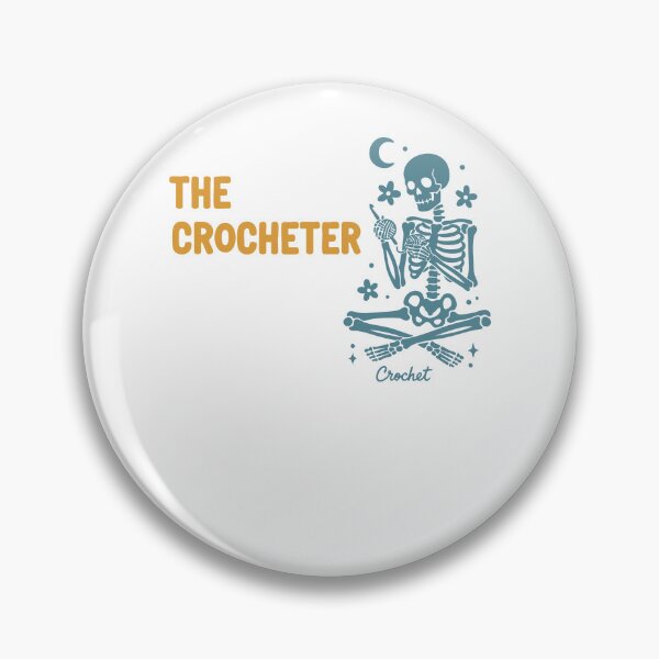 Item preview, Funny Crochet Lover The Crocheter Skeleton Crochet designed and sold by LuminOrb.