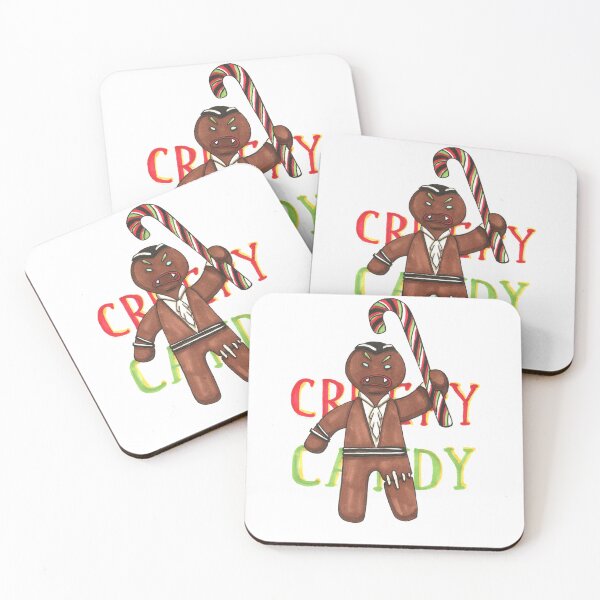 Item preview, Creepy Candy — Dark Gingerbread Man Illustration designed and sold by BlackLineLab.