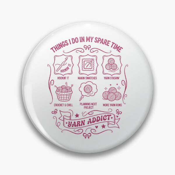 Item preview, Things I Do In My Spare Time Yarn Addict Funny designed and sold by LuminOrb.