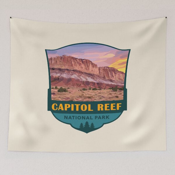 Item preview, Capitol Reef National Park Utah Sticker designed and sold by Gideon Emmerich.