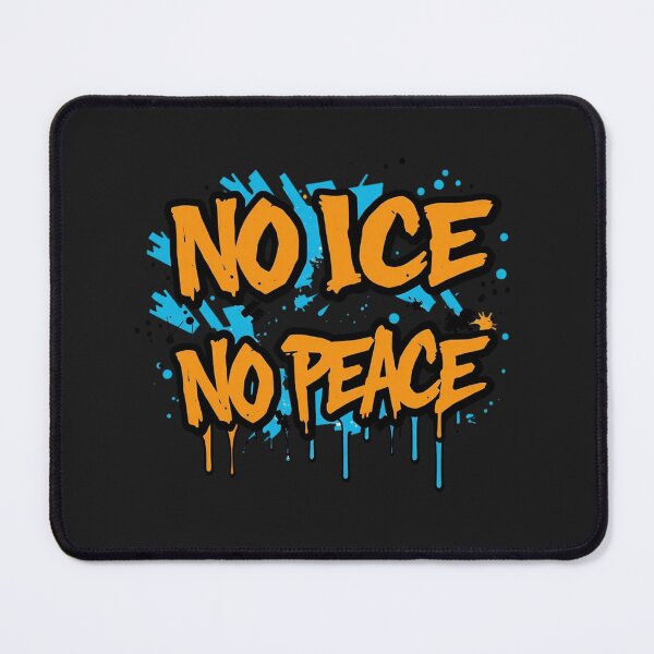 Item preview, No ICE No Peace – Graffiti-Style Protest Art designed and sold by Sparkofart07.
