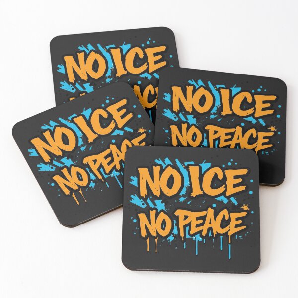 Item preview, No ICE No Peace – Graffiti-Style Protest Art designed and sold by Sparkofart07.