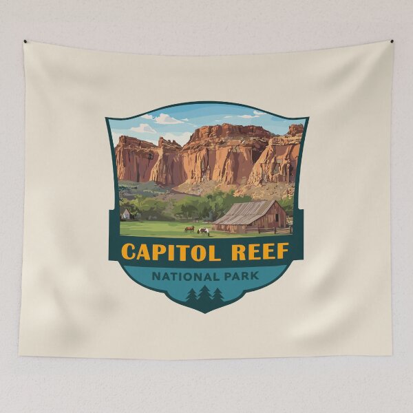 Item preview, Capitol Reef National Park Utah Sticker designed and sold by Gideon Emmerich.