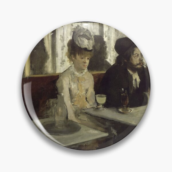 Item preview, In a Cafe by Edgar Degas: Impressionist Parisian Café Wall Art Poster designed and sold by artofuniverse.