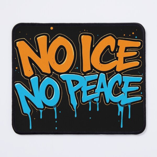Item preview, No ICE No Peace – Graffiti-Style Protest Art designed and sold by Sparkofart07.