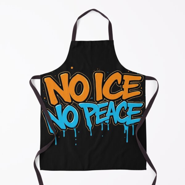 Item preview, No ICE No Peace – Graffiti-Style Protest Art designed and sold by Sparkofart07.