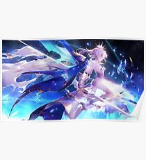 ARTHUR SABER BLUE FATE Poster