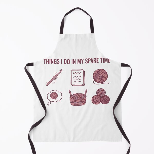 Item preview, Things I Do In My Spare Time Funny Crochet Lover designed and sold by LuminOrb.
