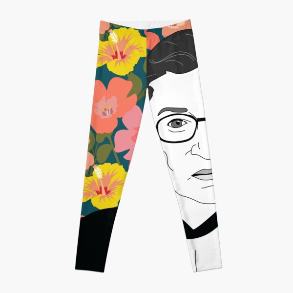 Ruth bader Ginsburg Floral Leggings