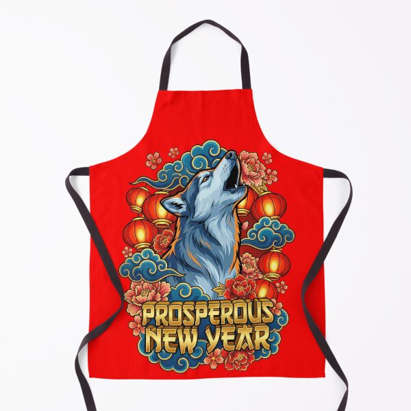 Item preview, Husky Dog Chinese New Year Prosperous Year designed and sold by Tong4130.