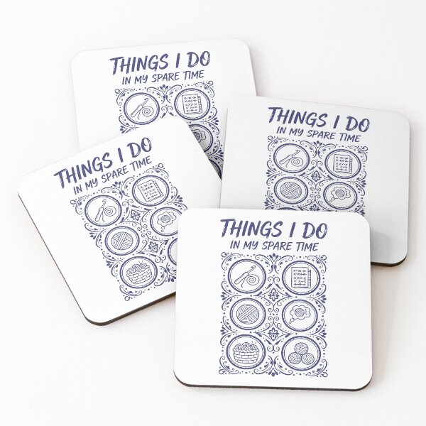 Item preview, Things I Do In My Spare Time Funny Crochet Lover designed and sold by LuminOrb.