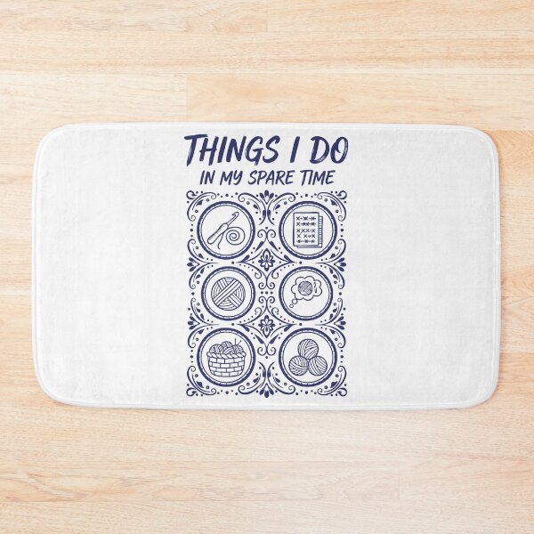 Item preview, Things I Do In My Spare Time Funny Crochet Lover designed and sold by LuminOrb.
