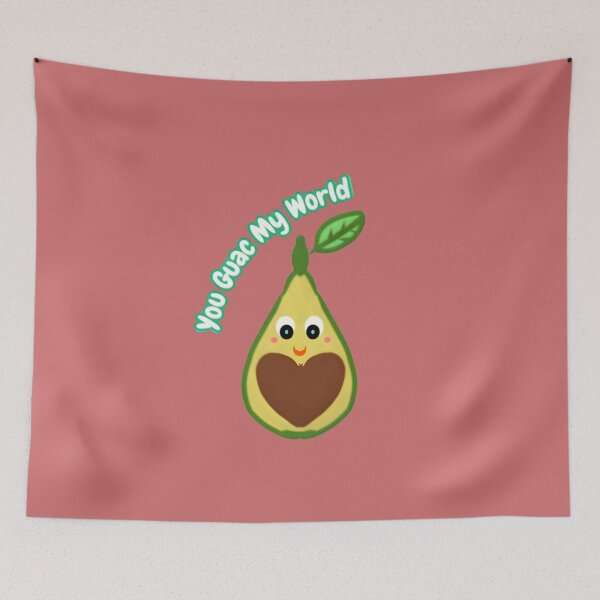 Item preview, You Guac My World Cute Avocado Love Pun – Kawaii Food Art Design designed and sold by HopeAndHustle.