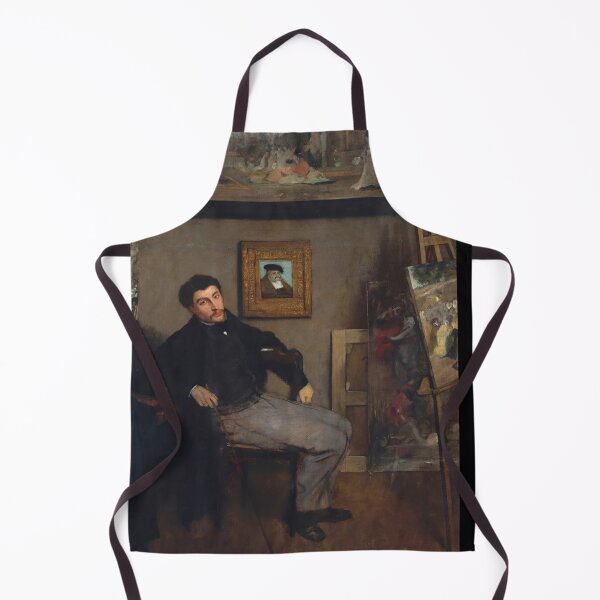 Item preview, James Jacques Joseph Tissot 1836 1902 by Edgar Degas: Impressionist studio portrait designed and sold by artofuniverse.
