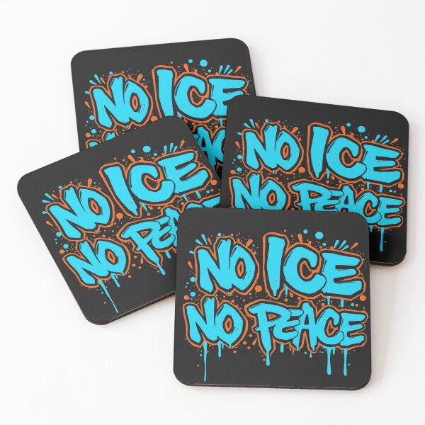 Item preview, No ICE No Peace – Graffiti-Style Protest Art designed and sold by Sparkofart07.