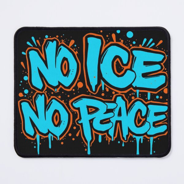 Item preview, No ICE No Peace – Graffiti-Style Protest Art designed and sold by Sparkofart07.