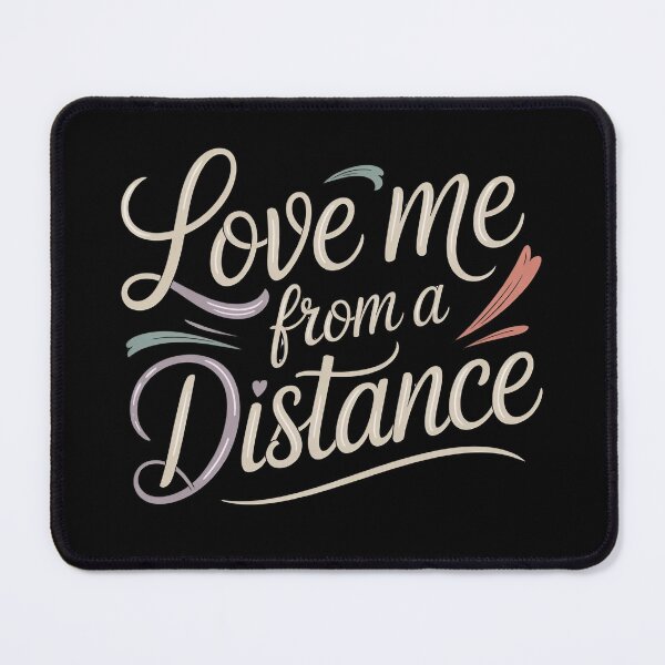 Item preview, Love Me From A Distance – Minimalist Emotional T-Shirt for Empaths and Introverts designed and sold by Karlas-things.