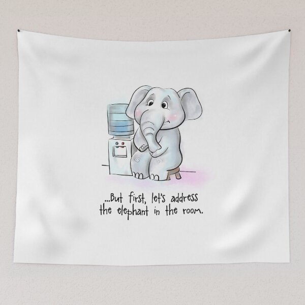 Item preview, Elephant in the room designed and sold by chrisbats.