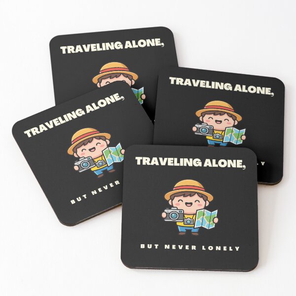 Item preview, Traveling Alone Shirt – Cute Solo Traveler Cartoon for Confident Independent Travel, Backpacking & Wanderlust Adventures designed and sold by ETcompany.