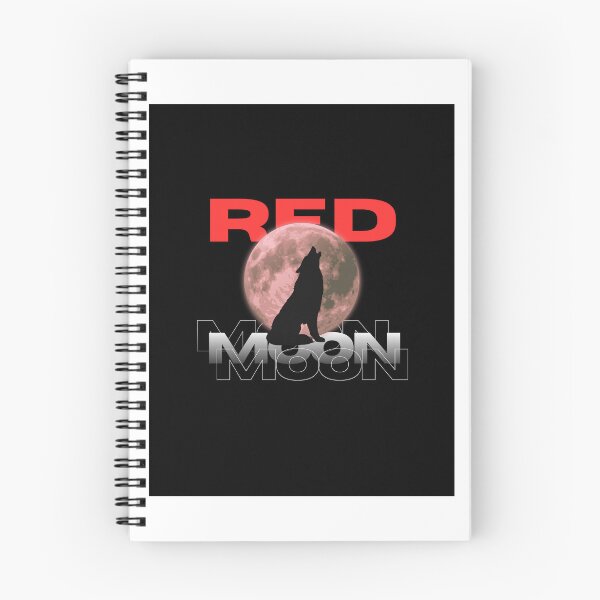 Item preview, Red Moon Wolf – Night Spirit Graphic T-Shirt designed and sold by Printyxo.