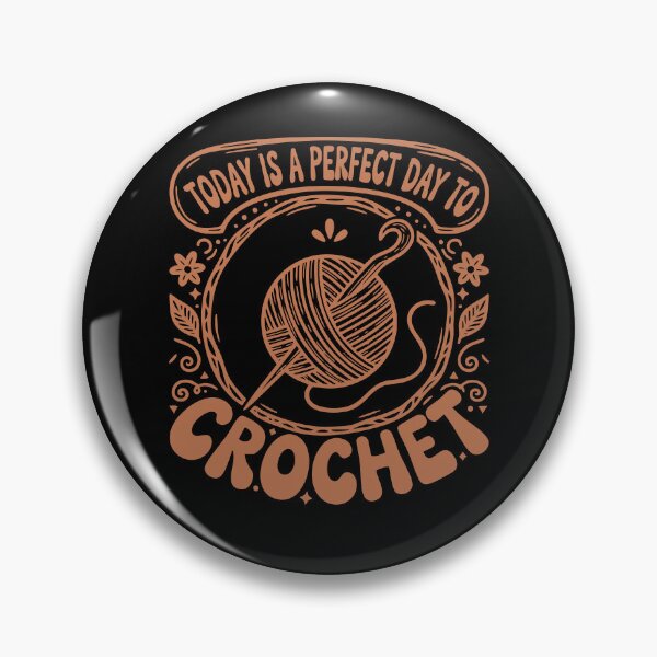 Item preview, Today Is A Perfect Day To Crochet Funny designed and sold by LuminOrb.
