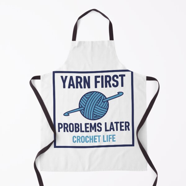Item preview, Crochet Life Funny Yarn First Problems Later designed and sold by LuminOrb.