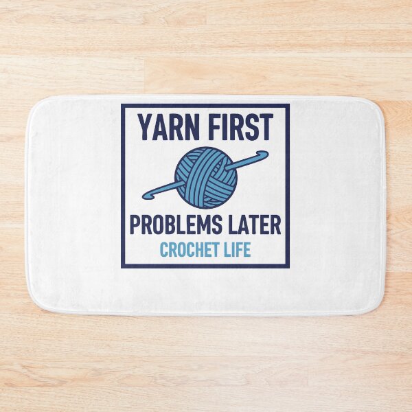 Item preview, Crochet Life Funny Yarn First Problems Later designed and sold by LuminOrb.