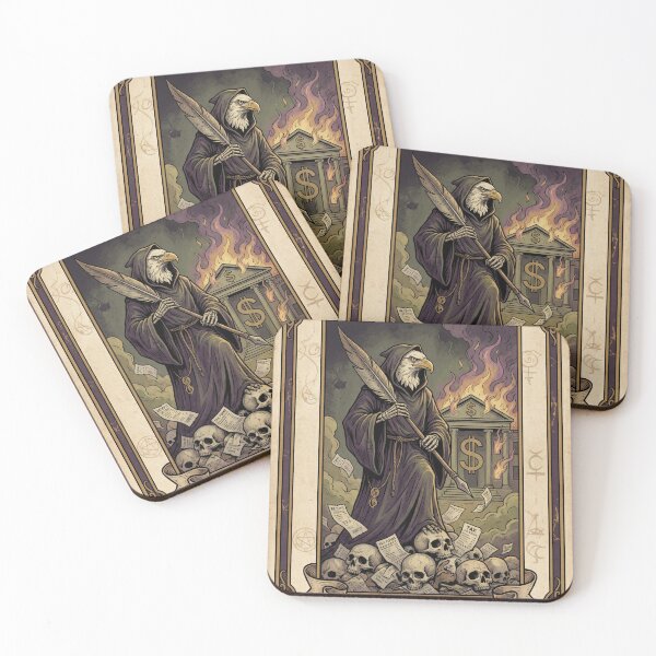 Item preview, The Audit Funny Tax Season Tarot Card designed and sold by GrafTeesLab.