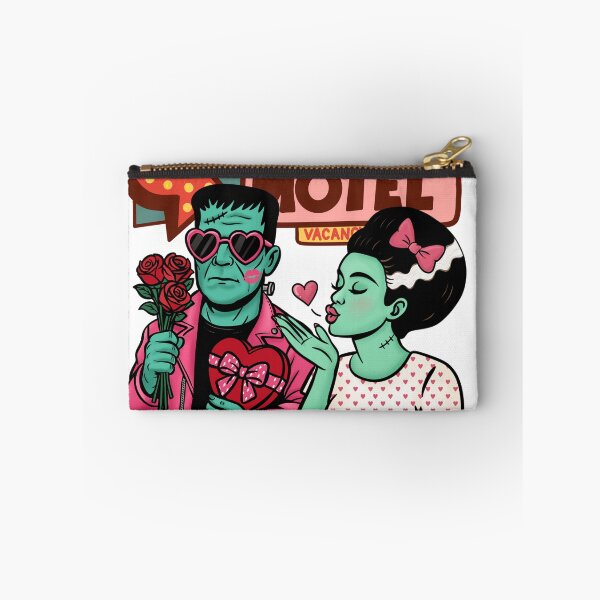 Item preview, Frankenstein Valentine – Sweethearts & Spare Parts Motel – Cute Goth Horror Romance designed and sold by MoeJoedesign .