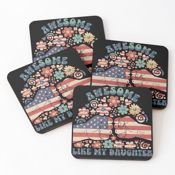 Item preview, Awesome Like My DaughterS Men Funny Fathers Day Dad Retro designed and sold by THREE LITTLE BEANS.