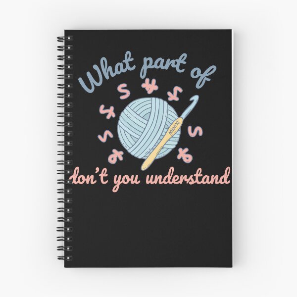 Item preview, Funny Crochet What Part of don't You Understand designed and sold by LuminOrb.