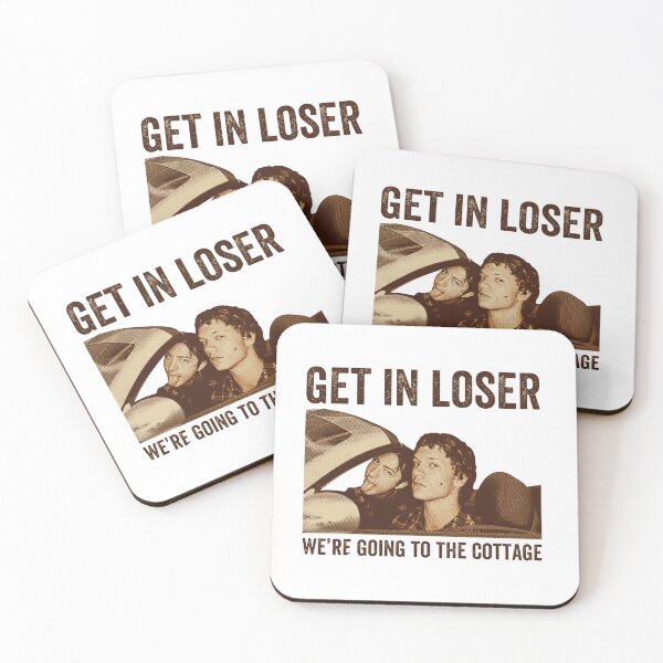 Item preview, Get In Loser We're Going To The Cottage, I'm Coming to the Cottage, Ilya Rozanov and Shane Hollander, Heated Rivalry The Cottage, Ilya and Shane Hockey Romance - Heated Rivalry designed and sold by sapnaela.