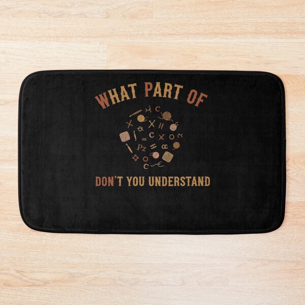 Item preview, What Part of don't You Understand Funny Crochet designed and sold by LuminOrb.