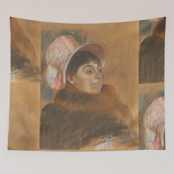 Item preview, Madame Dietz Monnin by Edgar Degas: Impressionist Portrait Fine Art Print designed and sold by artofuniverse.